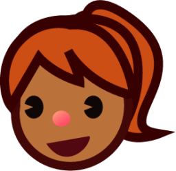 girl (brown) emoji