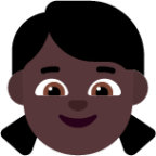 girl dark emoji