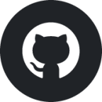 github (rounded filled) icon
