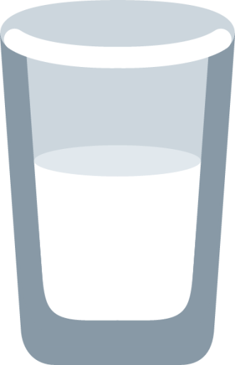 glass of milk emoji