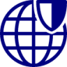 globe shield icon
