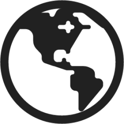 globe showing americas emoji