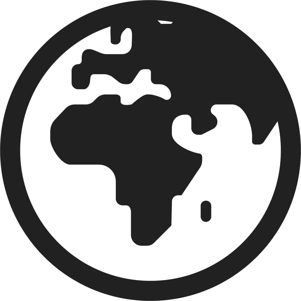 globe showing europe africa emoji