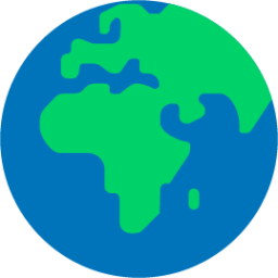 globe showing europe africa emoji
