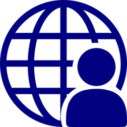 globe user icon
