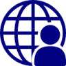 globe user icon