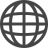 globe wire icon