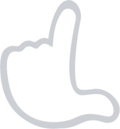 gloved hand pointing up emoji