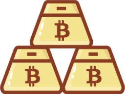 gold bitcoin illustration
