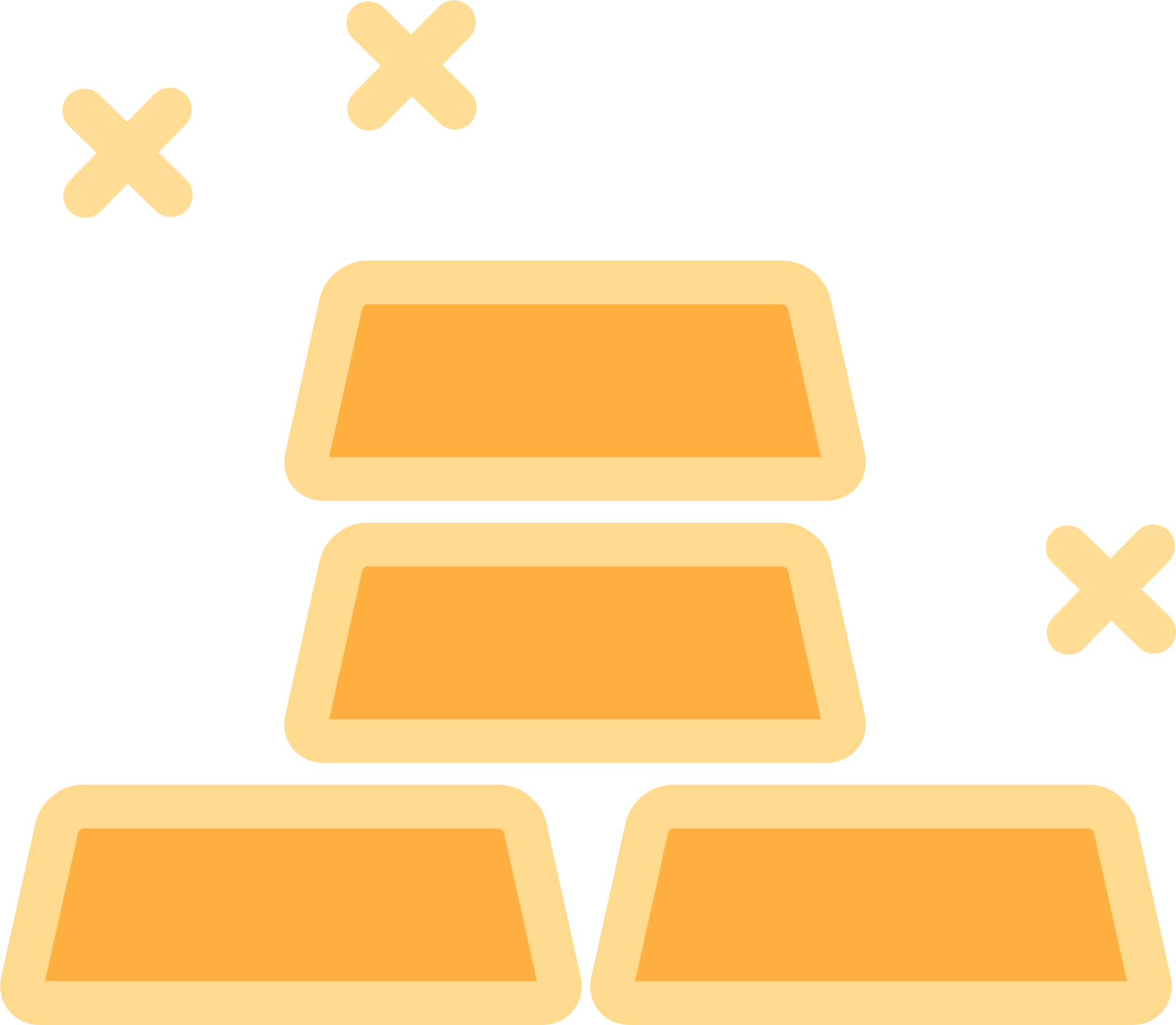 gold bricks icon