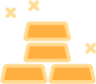 gold bricks icon