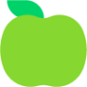 green apple emoji