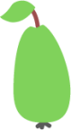 green fruit or vegetable icon