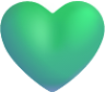 green heart emoji