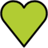 green heart emoji