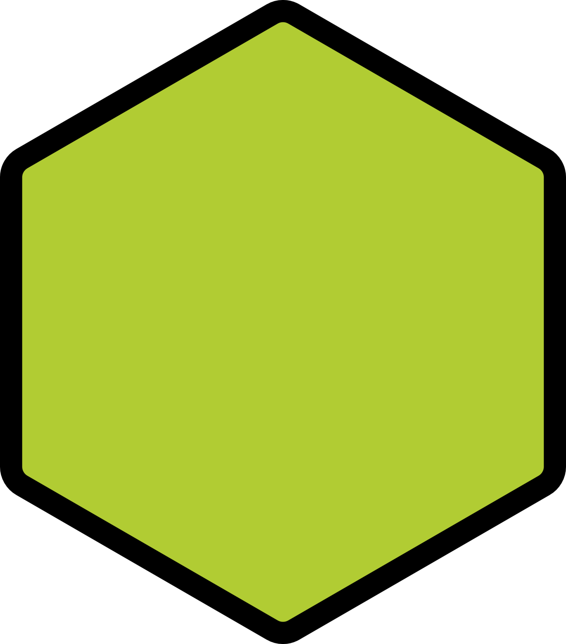 green hexagon emoji