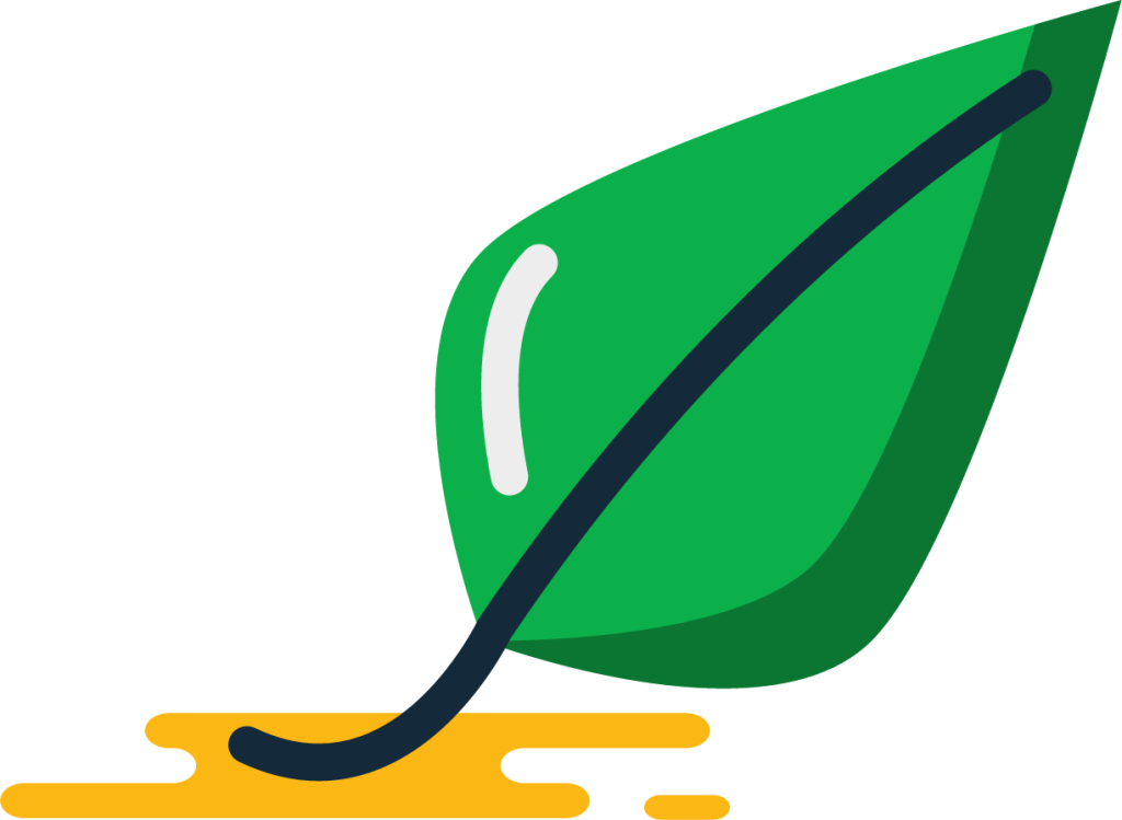 green tree leaf illustration