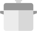 grey silver pot icon