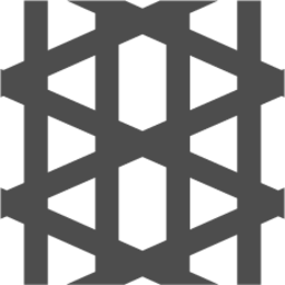 grid axonometric icon