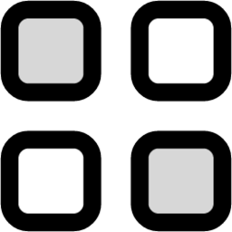 Grid (duotone) icon
