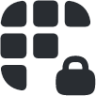 grid lock icon