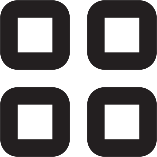 grid outline icon