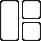 grid sidebar left icon