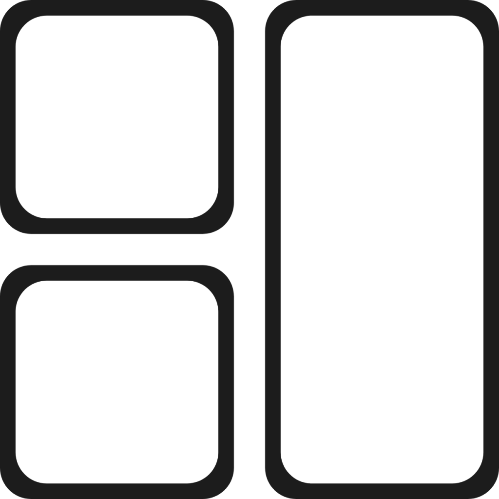 grid sidebar right icon
