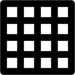 grid sixteen icon