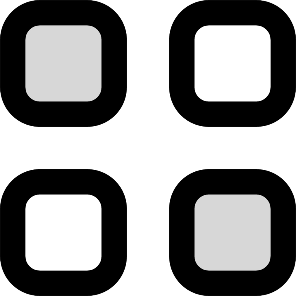 Grid view (duotone) icon