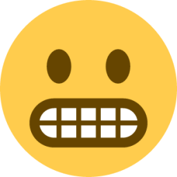 grimacing face emoji