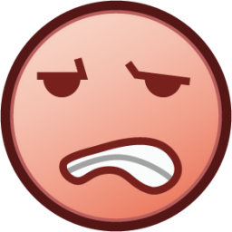 grimacing (plain) emoji