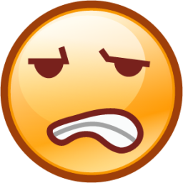 grimacing (smiley) emoji