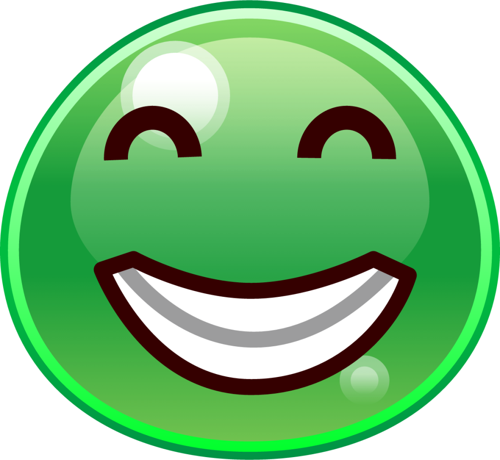 grin (slime) emoji