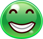grin (slime) emoji