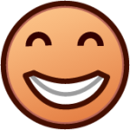 grin (yellow) emoji