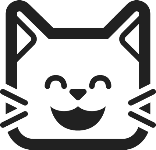 grinning cat with smiling eyes emoji