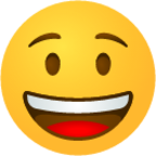 Grinning face emoji emoji