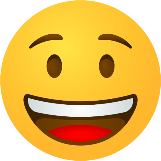 Grinning face emoji emoji