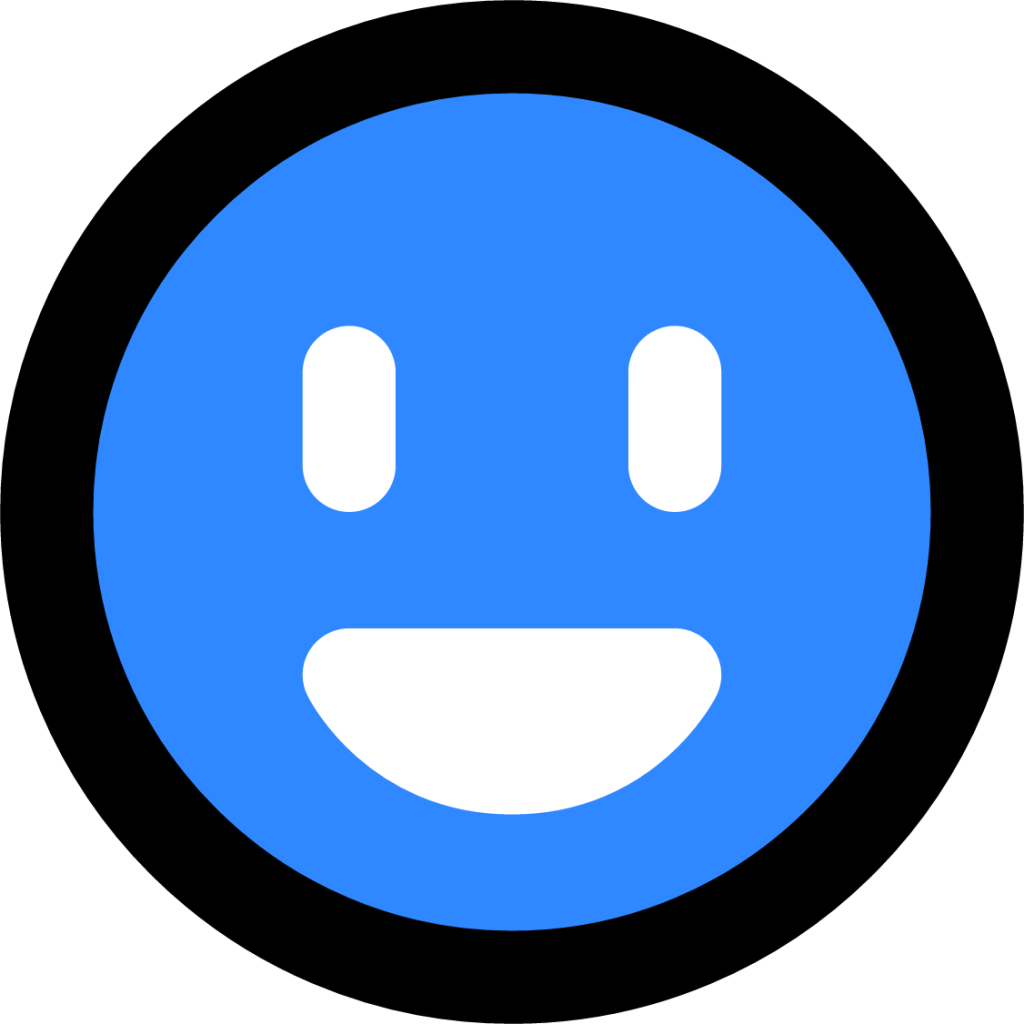 grinning face with open mouth icon