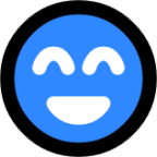 grinning face with squinting eyes icon