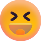 Grinning Squinting Face emoji