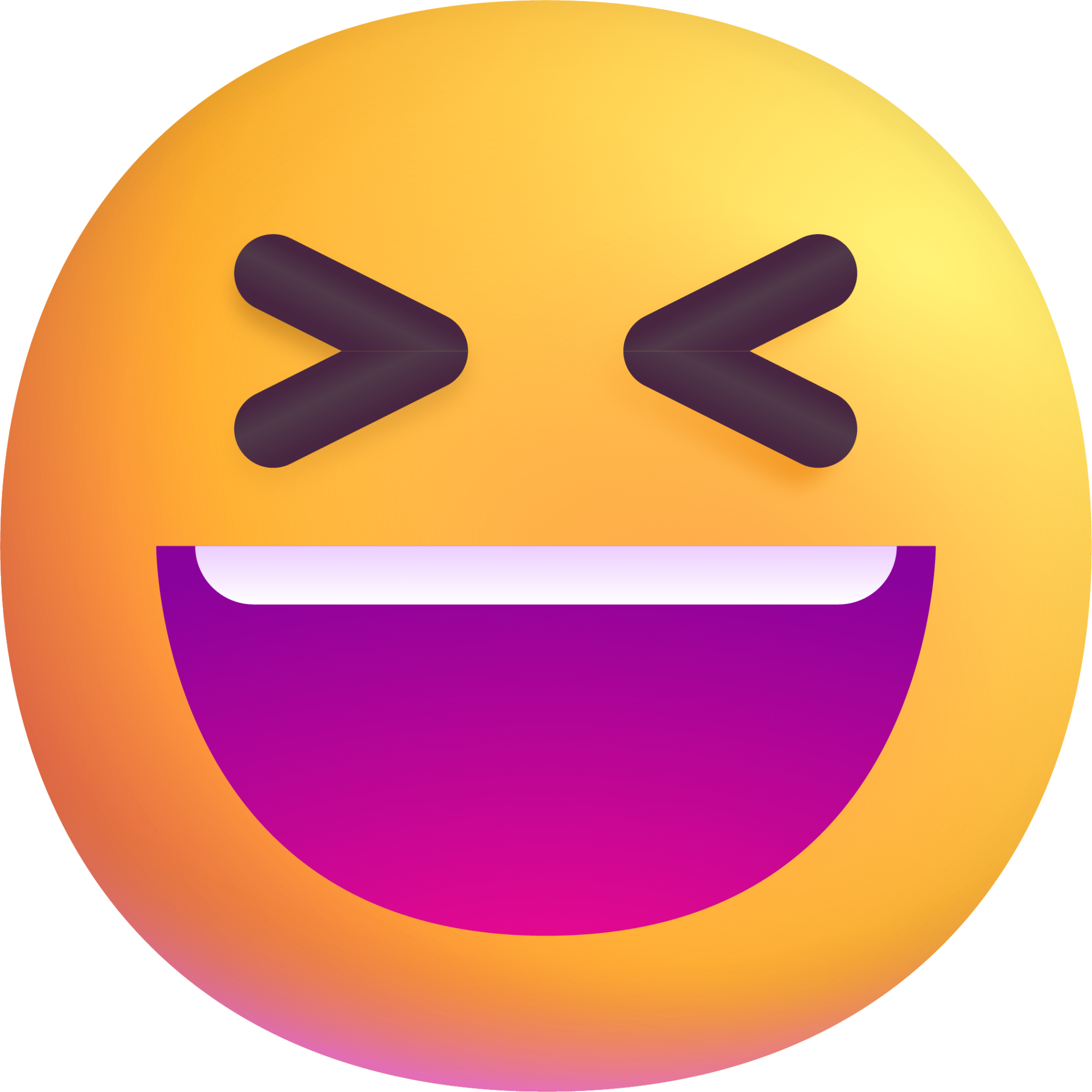 grinning squinting face emoji
