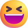 grinning squinting face emoji