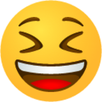 Grinning squinting face emoji emoji