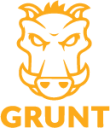 grunt line wordmark icon