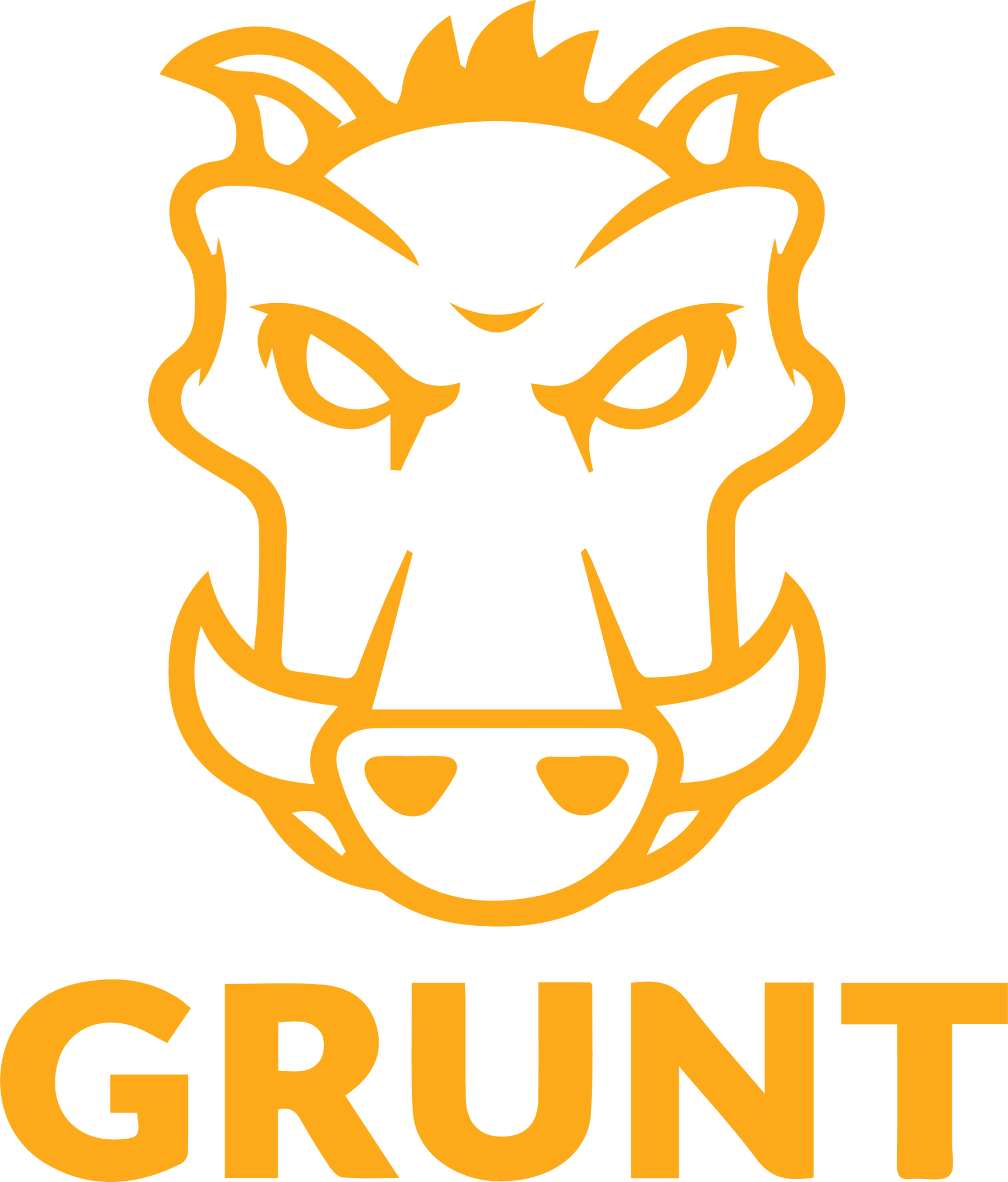 grunt line wordmark icon