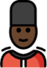 guard: dark skin tone emoji