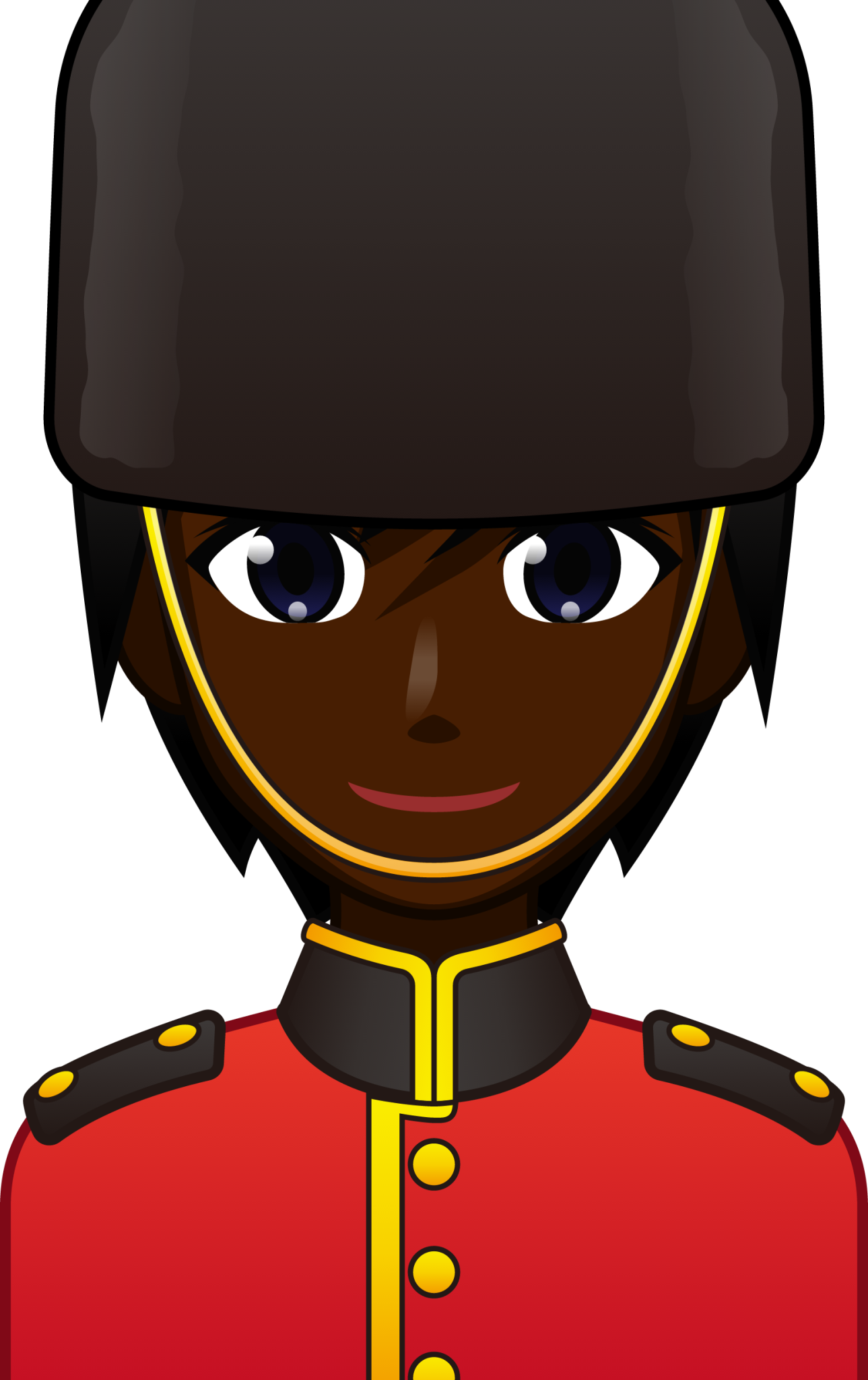 guardsman (black) emoji