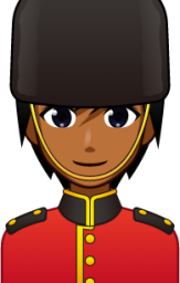 guardsman (brown) emoji